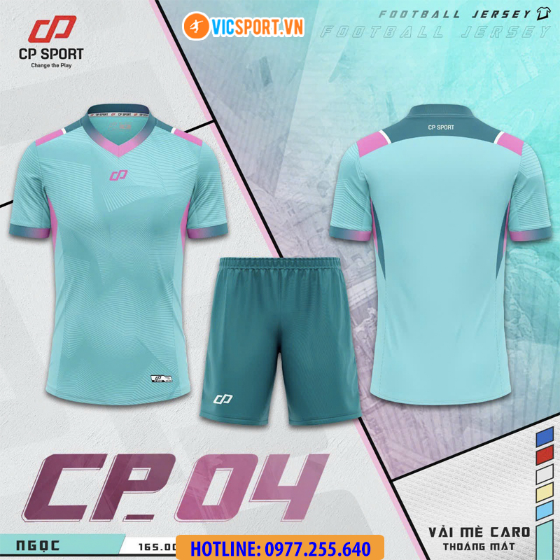 Áo đá banh không logo CP04 - Hình ảnh 16