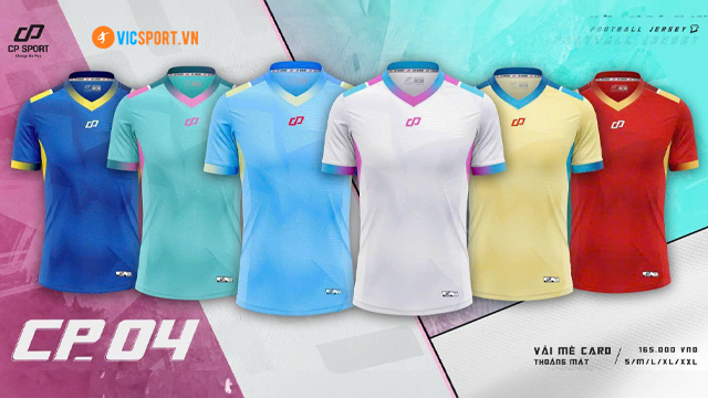Áo đá banh không logo CP04 - Hình ảnh 21