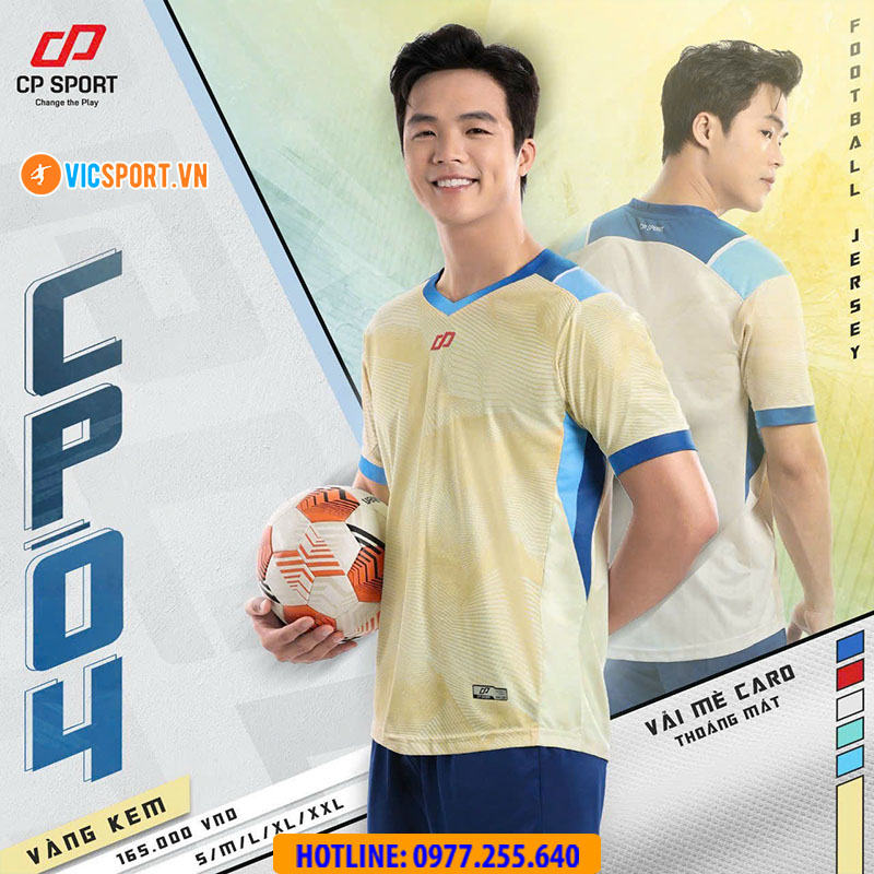 Áo đá banh không logo CP04 - Hình ảnh 7
