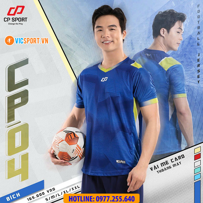 Áo đá banh không logo CP04 - Hình ảnh 6