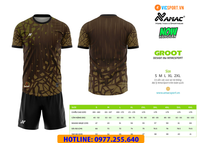 Áo đá banh thiết kế Amac Groot - Hình ảnh 9