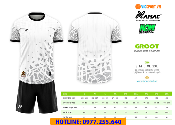Áo đá banh thiết kế Amac Groot - Hình ảnh 8
