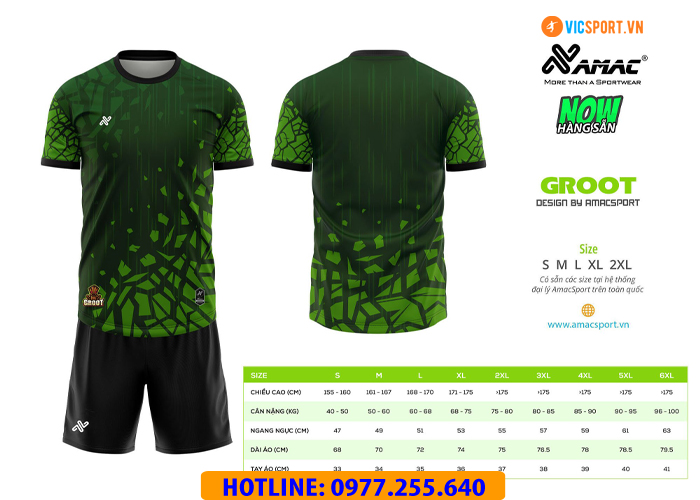 Áo đá banh thiết kế Amac Groot - Hình ảnh 4