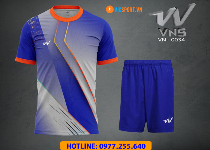 Áo đá banh thiết kế Vns VN034 - Hình ảnh 4