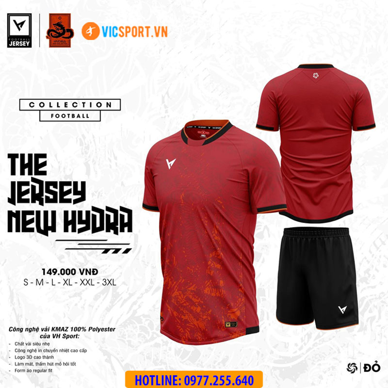 Áo đá banh không logo VH Hydra - Hình ảnh 22