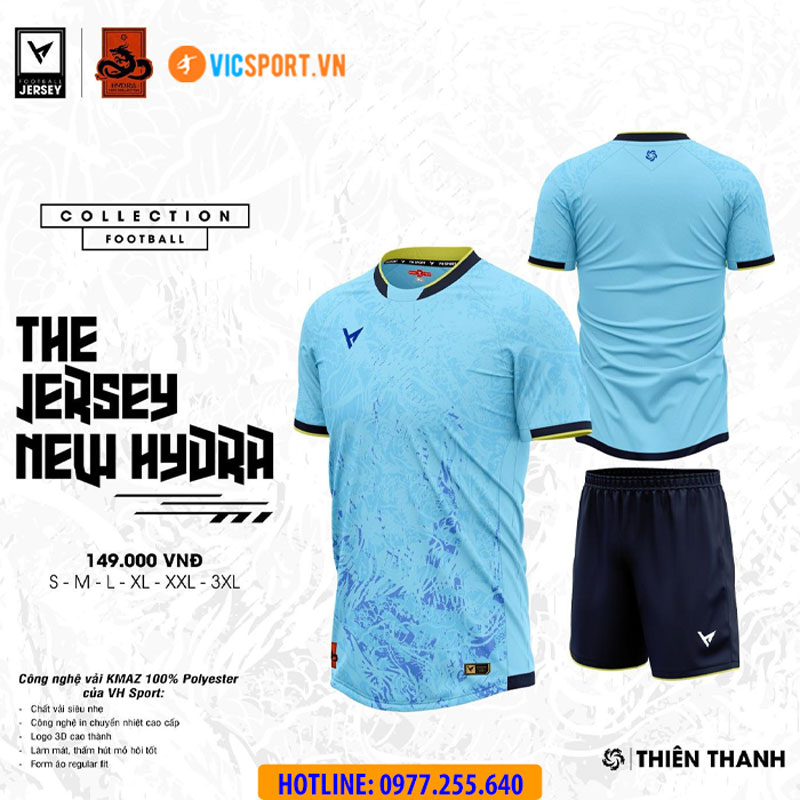 Áo đá banh không logo VH Hydra - Hình ảnh 17