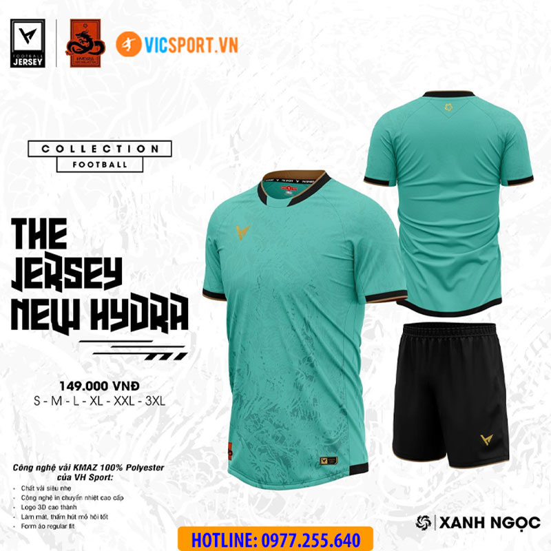 Áo đá banh không logo VH Hydra - Hình ảnh 19