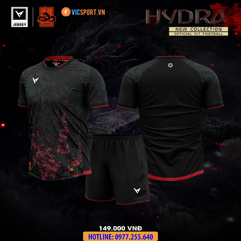 Áo đá banh không logo VH Hydra - Hình ảnh 36