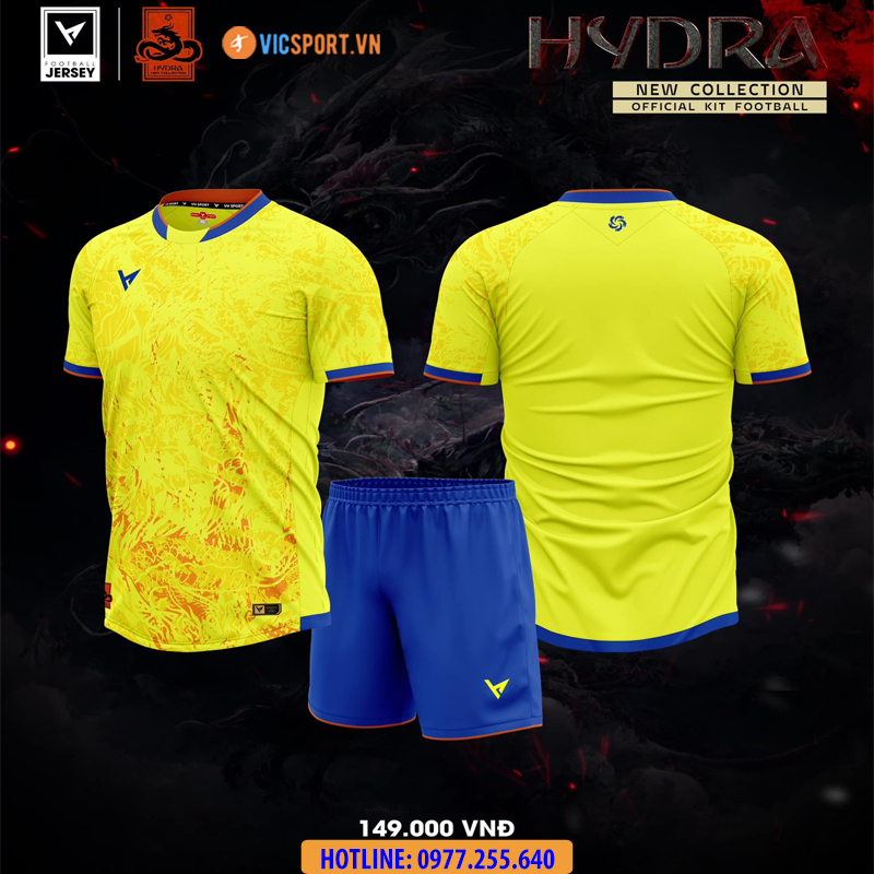 Áo đá banh không logo VH Hydra - Hình ảnh 33
