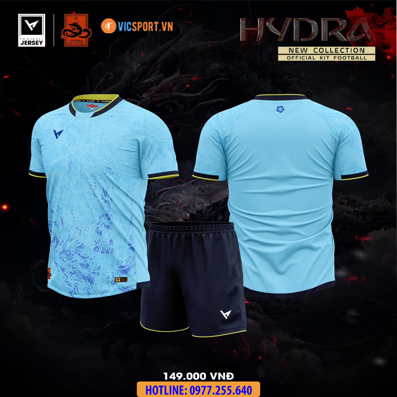 Áo đá banh không logo VH Hydra - Hình ảnh 42