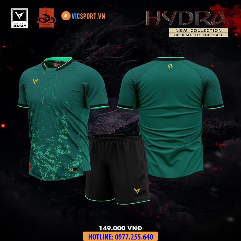 Áo đá banh không logo VH Hydra - Hình ảnh 37