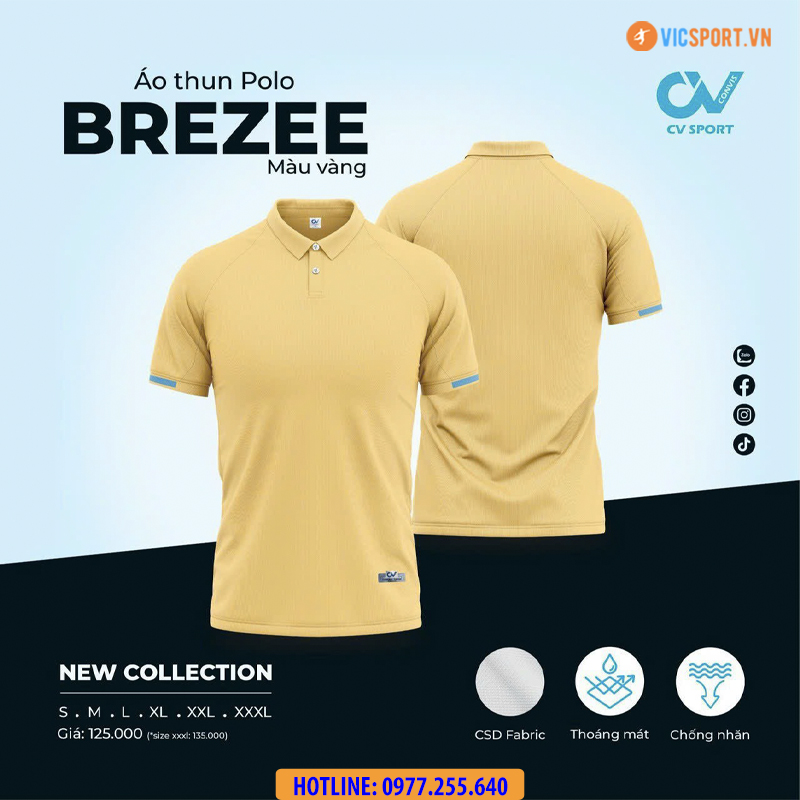 Áo polo di chuyển CV Brezee - Hình ảnh 7