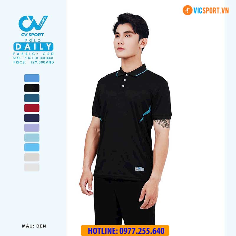 Áo polo di chuyển CV Daily - Hình ảnh 25