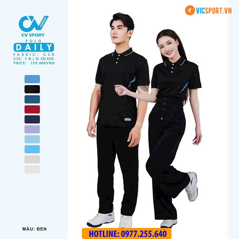 Áo polo di chuyển CV Daily - Hình ảnh 2