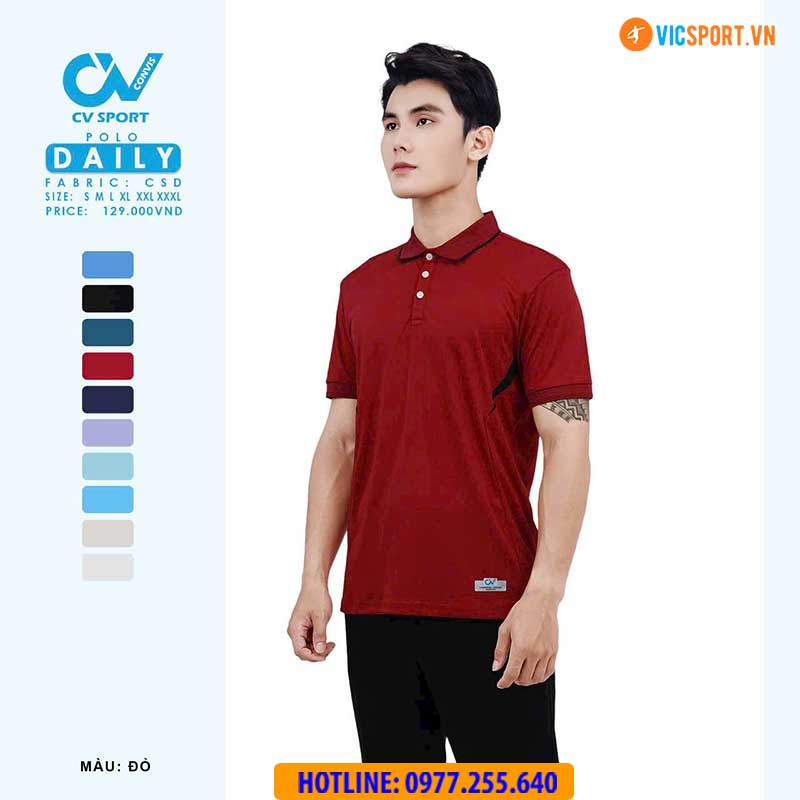 Áo polo di chuyển CV Daily - Hình ảnh 27