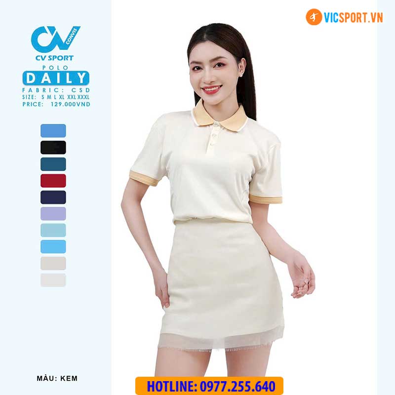 Áo polo di chuyển CV Daily - Hình ảnh 28