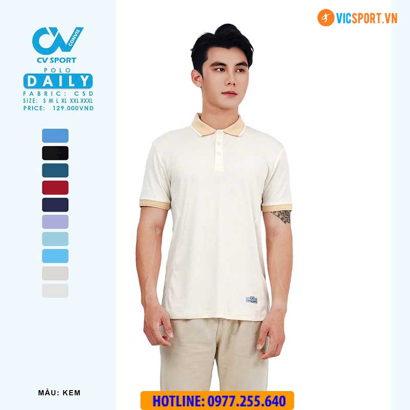 Áo polo di chuyển CV Daily - Hình ảnh 29