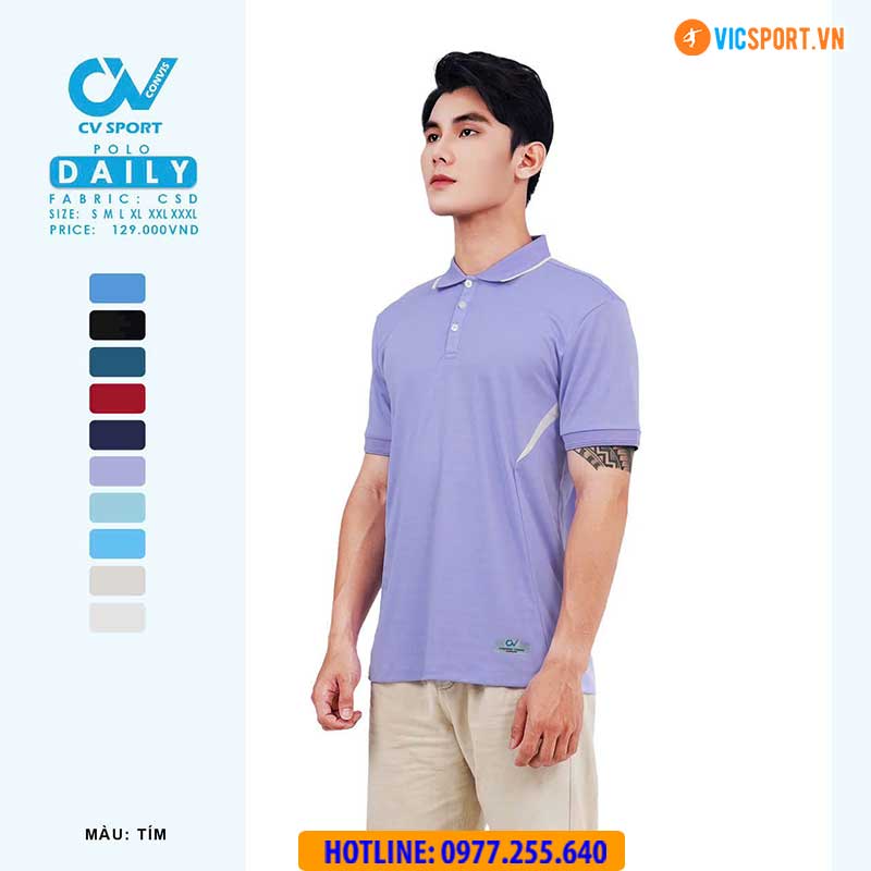 Áo polo di chuyển CV Daily - Hình ảnh 33