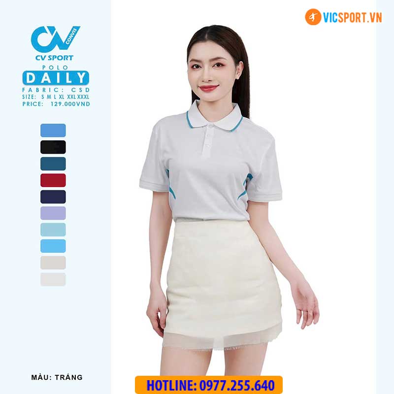 Áo polo di chuyển CV Daily - Hình ảnh 34