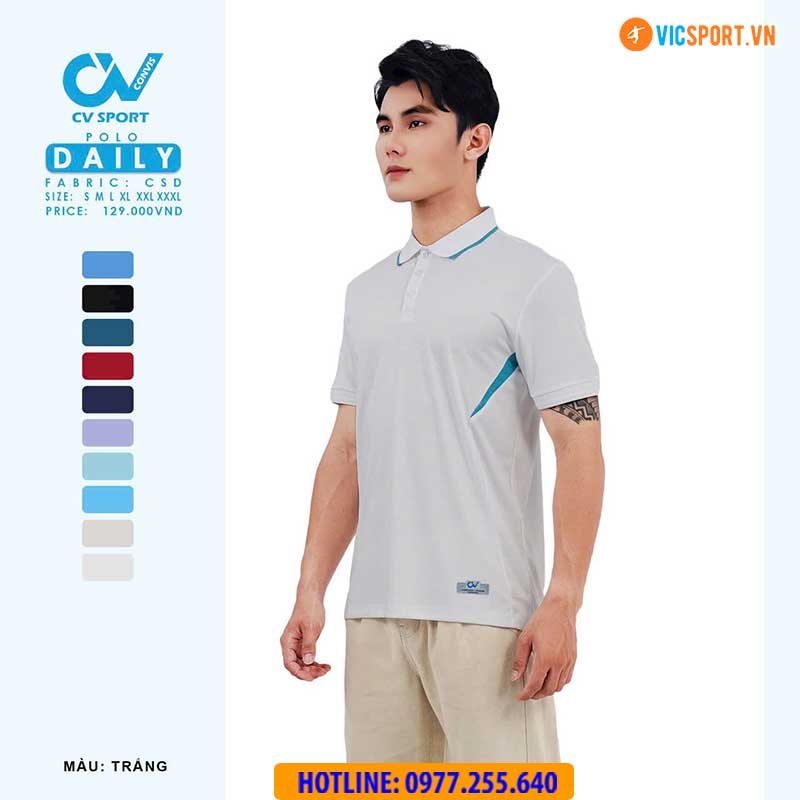 Áo polo di chuyển CV Daily - Hình ảnh 35