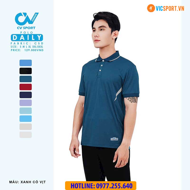 Áo polo di chuyển CV Daily - Hình ảnh 37