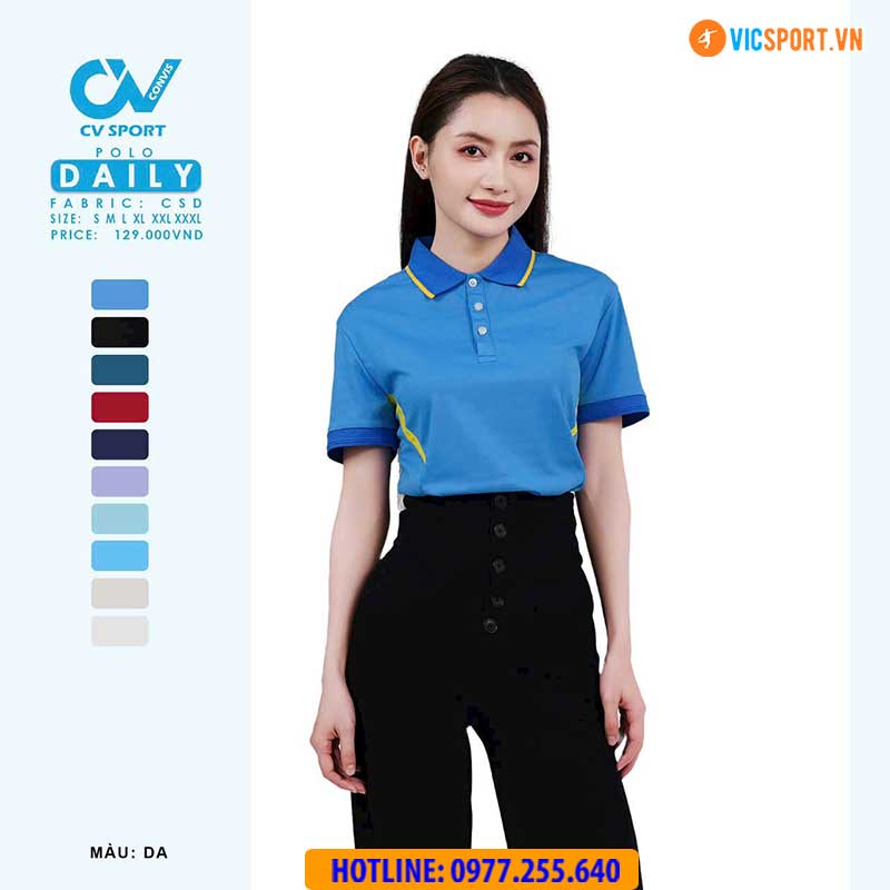 Áo polo di chuyển CV Daily - Hình ảnh 39
