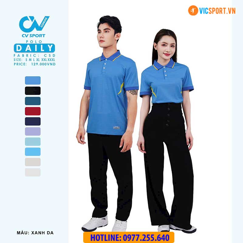 Áo polo di chuyển CV Daily - Hình ảnh 5