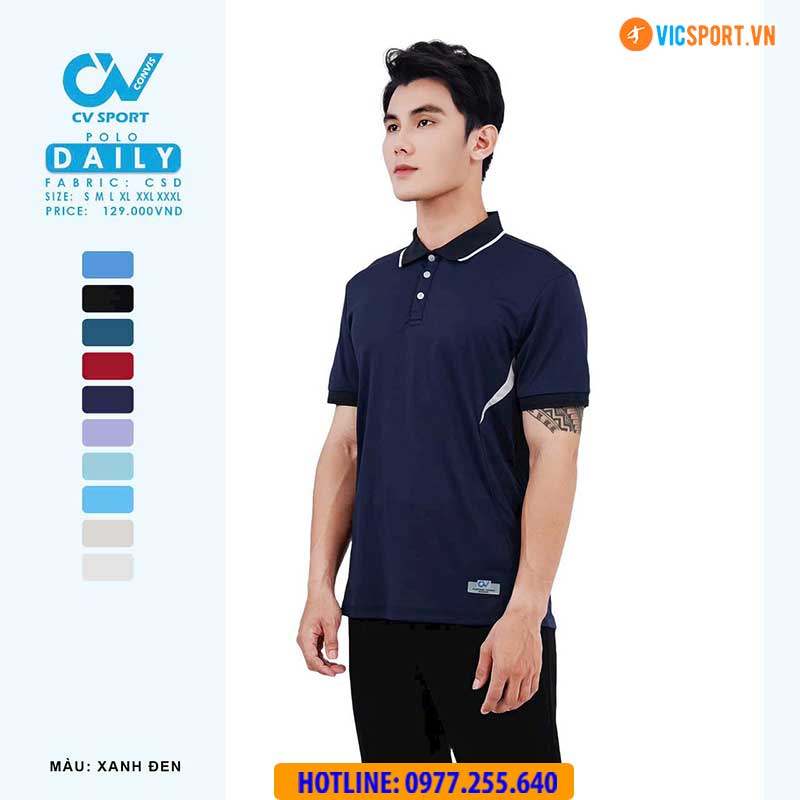 Áo polo di chuyển CV Daily - Hình ảnh 41