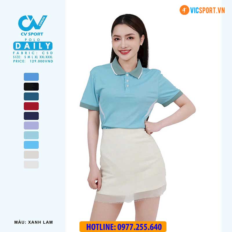 Áo polo di chuyển CV Daily - Hình ảnh 42