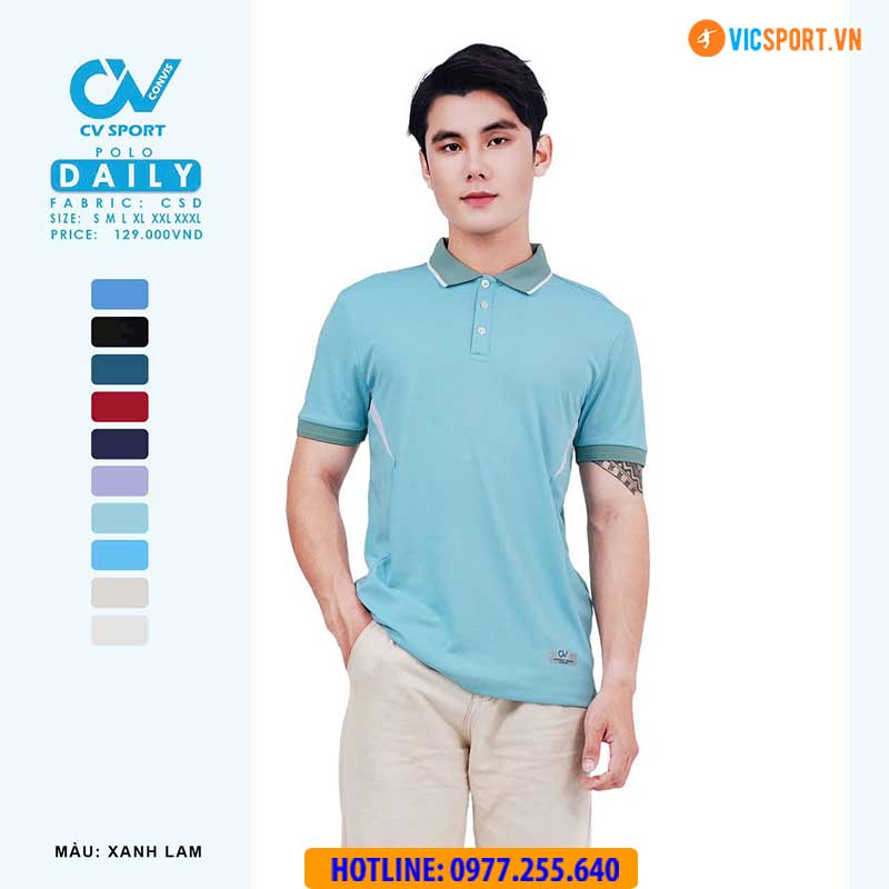 Áo polo di chuyển CV Daily - Hình ảnh 43