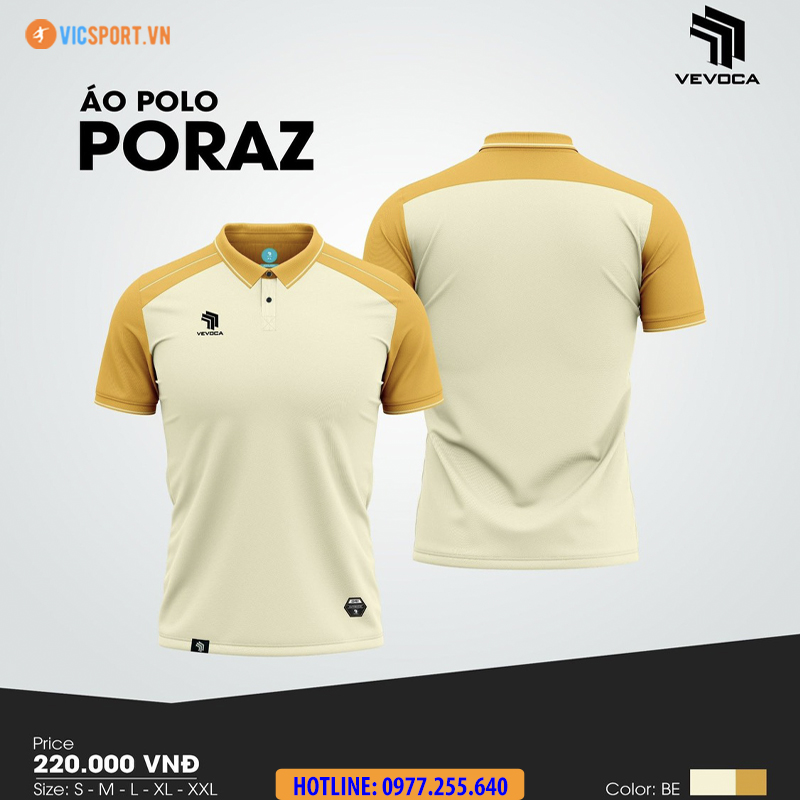 Áo polo di chuyển Vevoca Poraz - Hình ảnh 4
