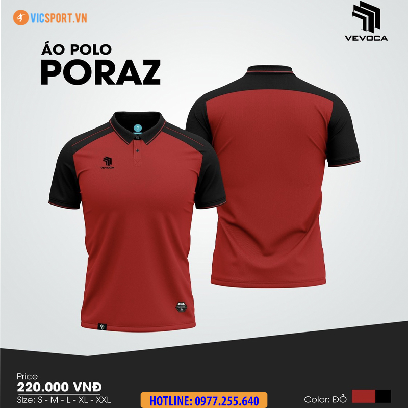 Áo polo di chuyển Vevoca Poraz - Hình ảnh 3