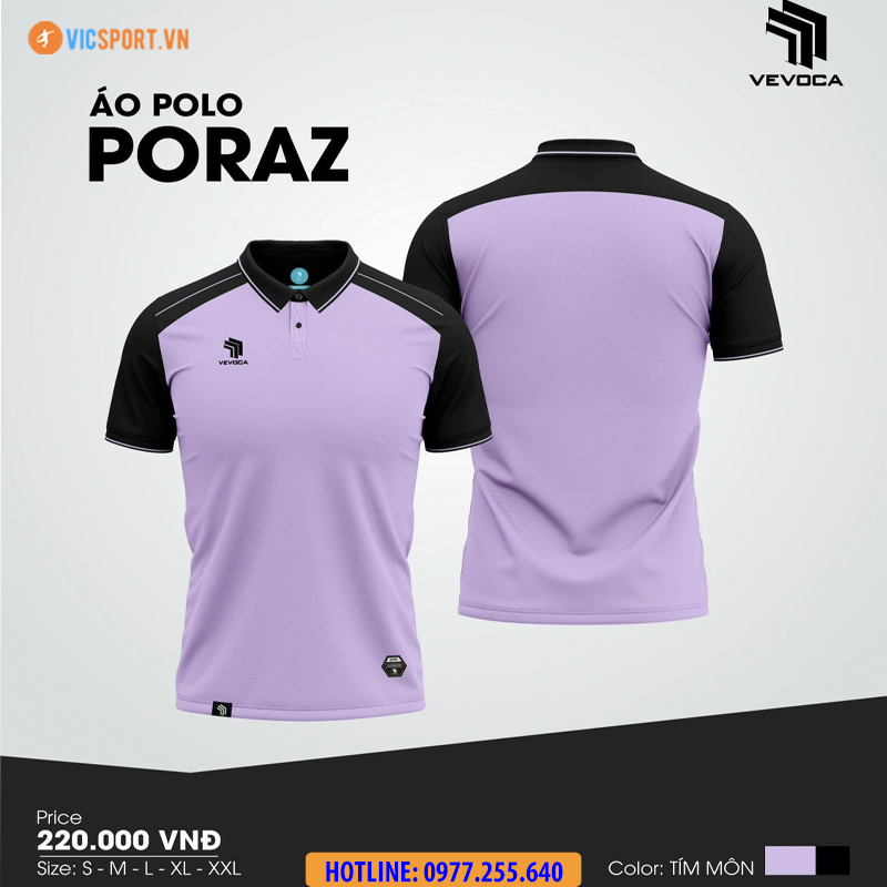 Áo polo di chuyển Vevoca Poraz - Hình ảnh 8