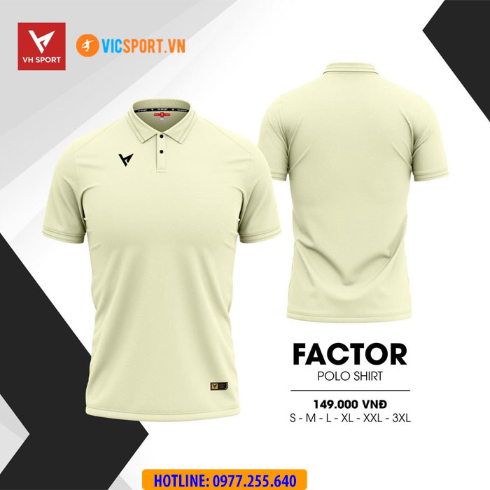 Áo polo di chuyển VH Factor - Hình ảnh 4