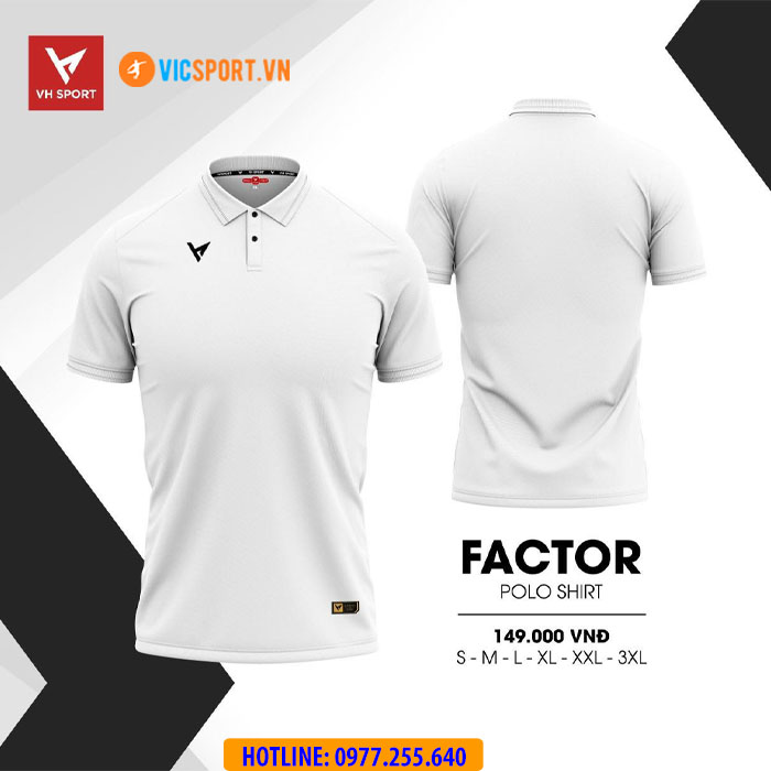 Áo polo di chuyển VH Factor - Hình ảnh 10