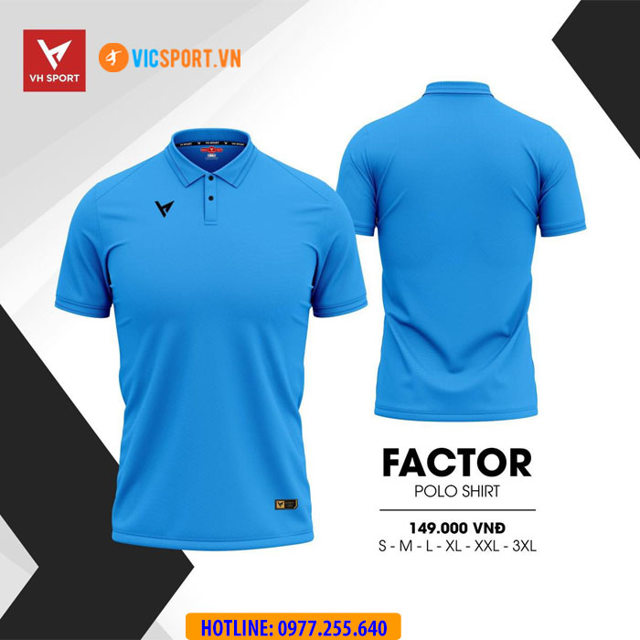 Áo polo di chuyển VH Factor - Hình ảnh 5