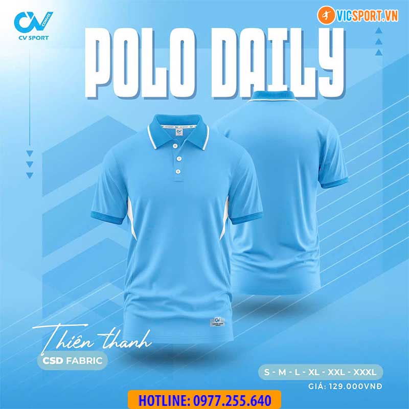 Áo polo di chuyển CV Daily - Hình ảnh 18