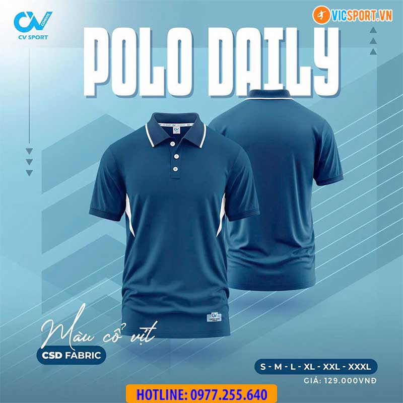 Áo polo di chuyển CV Daily - Hình ảnh 16