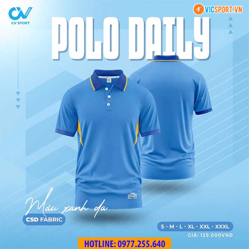 Áo polo di chuyển CV Daily - Hình ảnh 21