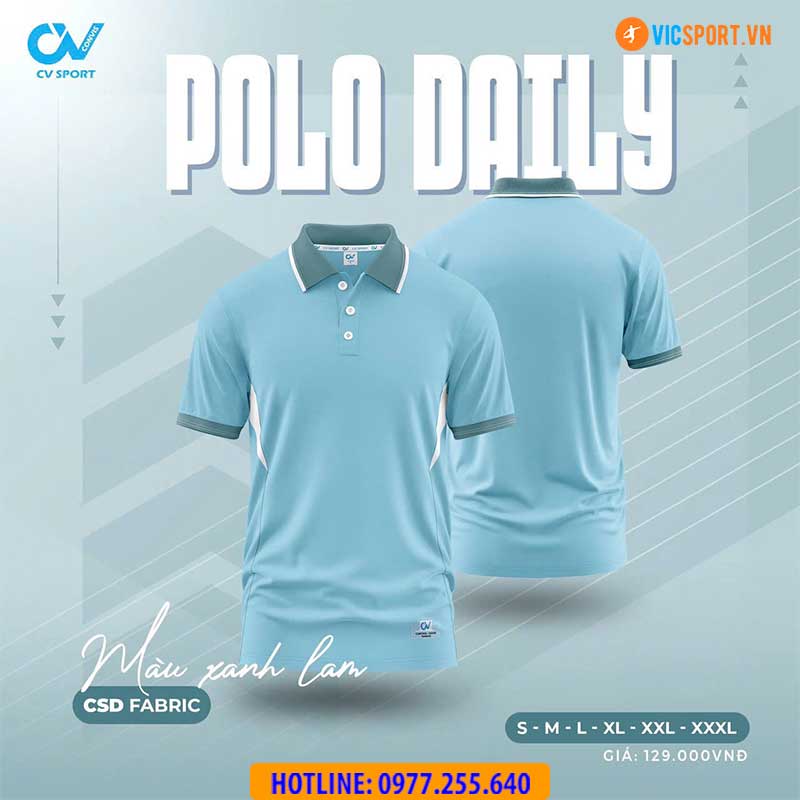 Áo polo di chuyển CV Daily - Hình ảnh 14