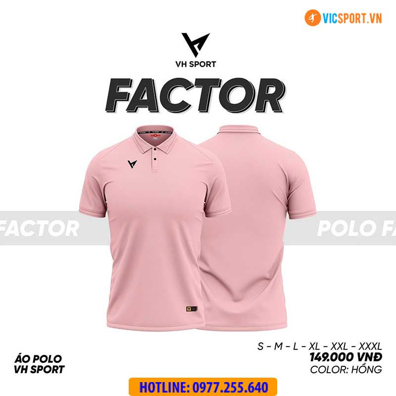Áo polo di chuyển VH Factor - Hình ảnh 20
