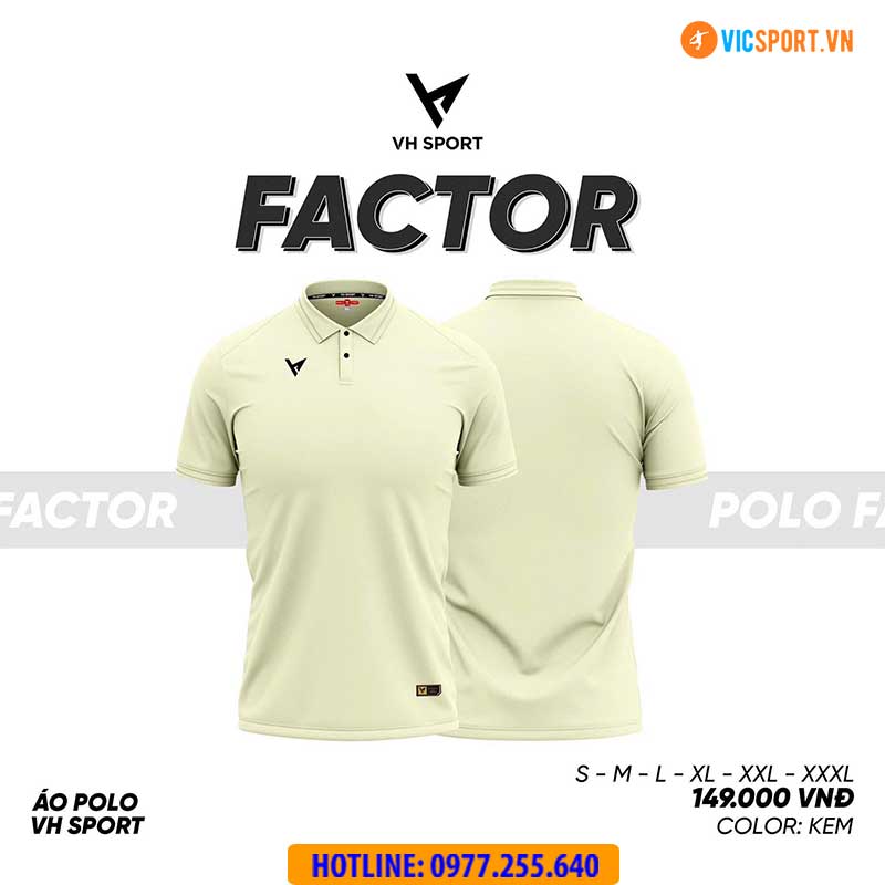 Áo polo di chuyển VH Factor - Hình ảnh 21