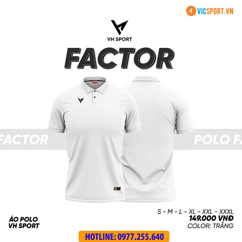Áo polo di chuyển VH Factor - Hình ảnh 22