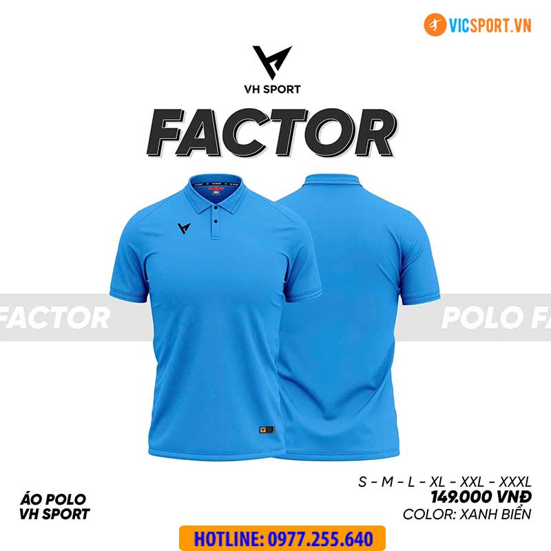 Áo polo di chuyển VH Factor - Hình ảnh 27