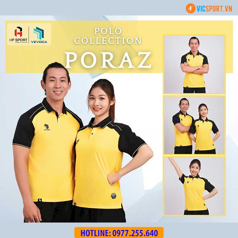 Áo polo di chuyển Vevoca Poraz - Hình ảnh 15