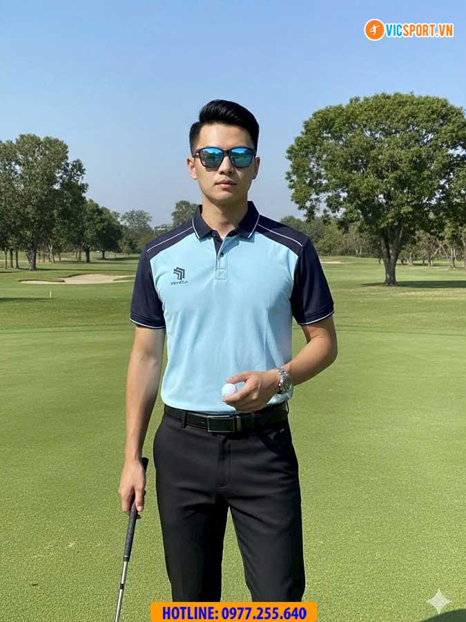 Áo polo di chuyển Vevoca Poraz - Hình ảnh 33