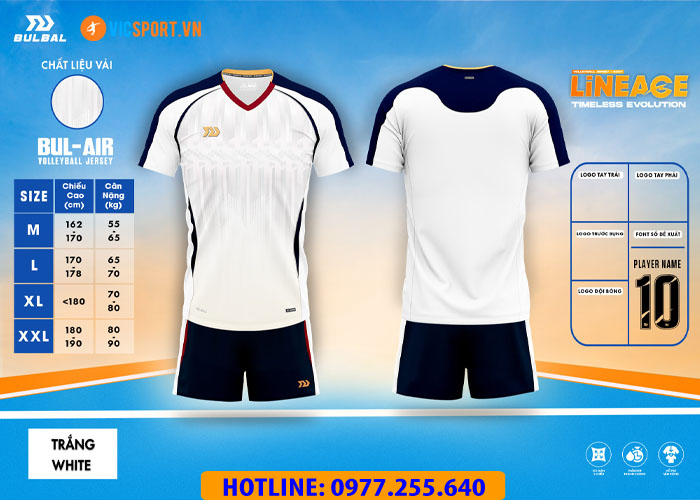 Quần áo bóng chuyền nam Bulbal Lineage BC07 - Hình ảnh 24