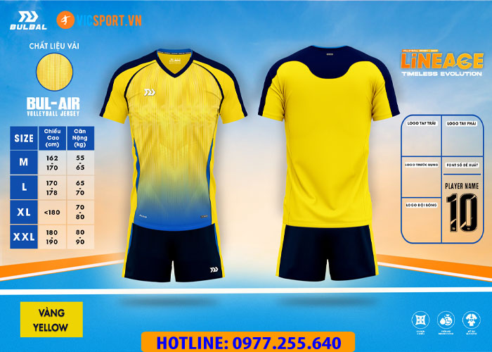 Quần áo bóng chuyền nam Bulbal Lineage BC07 - Hình ảnh 25