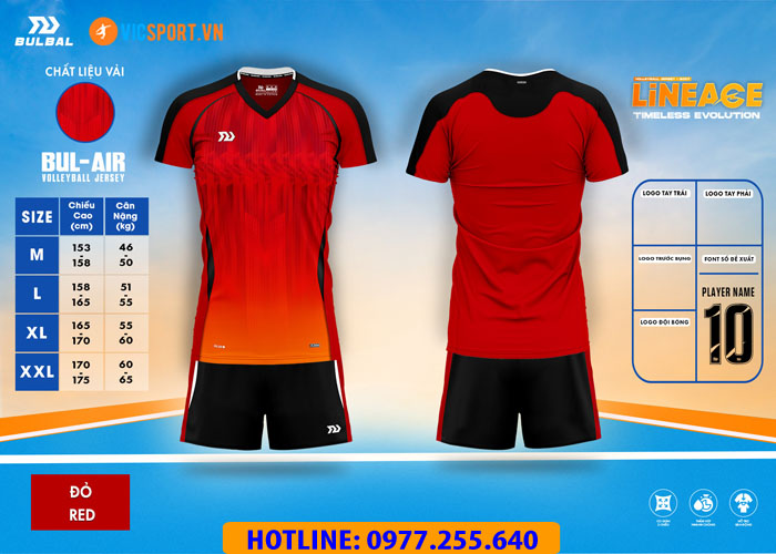 Quần áo bóng chuyền nữ Bulbal Lineage BC07 - Hình ảnh 28