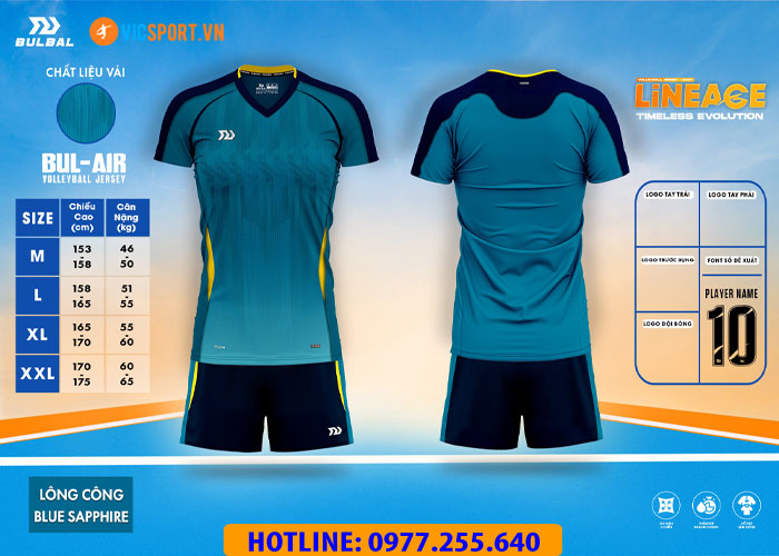 Quần áo bóng chuyền nữ Bulbal Lineage BC07 - Hình ảnh 27